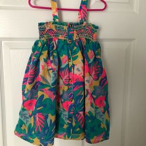 Tropical Print Dress
